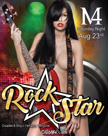 Club M4 Rock Star Party Saturday August 23rd