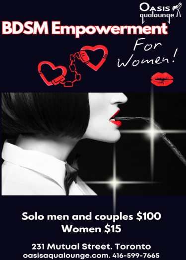 BDSM Empowerment for Women - Wed April 16th, 2025 @1pm-3am
