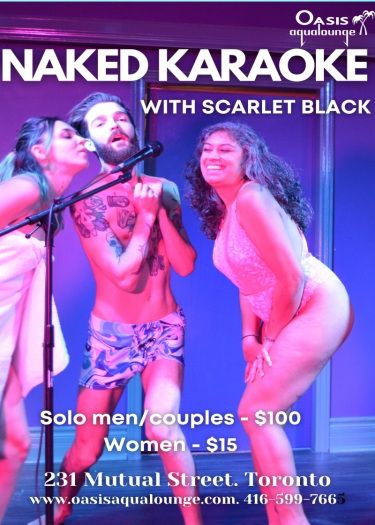 Naked Karaoke - Thurs May 22, 2025 1pm-3am