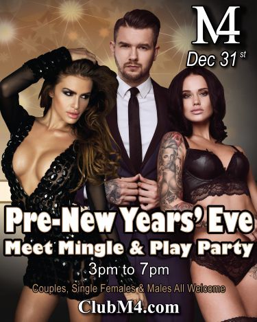 Club M4 Pre-New Year's Eve Meet, Mingle & Play Wednesday Dec 31st