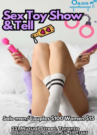 Sex Toy Show & Tell - Wed July 30, 2025