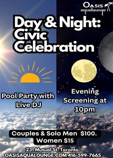 Day & Night: Civic Celebration - Monday August 4, 2025 @1pm-3am
