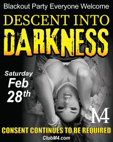 Descent Into Darkness Saturday Afternoon Party Feb 28th