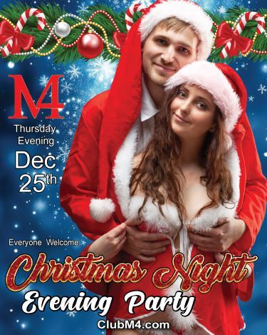 Club M4 Christmas Evening Meet, Mingle & Play Thursday Dec 25th