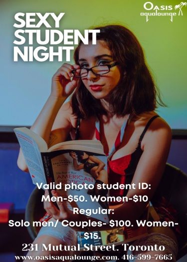 Sexy Student Night - Monday November 10, 2025