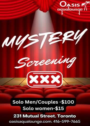 Mystery Screening Night - Wednesday March 4, 2026