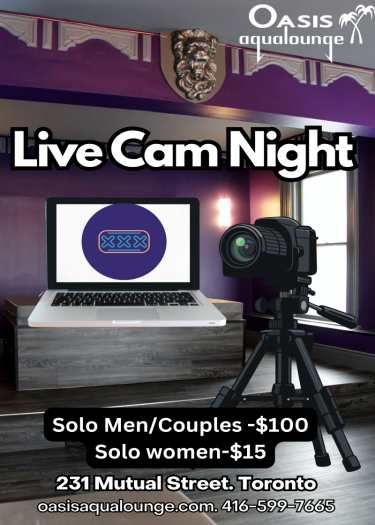 Live Cam Show & Performance - Wednesday March 18, 2026