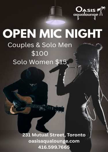 Open Mic Night - Sunday March 29, 2026