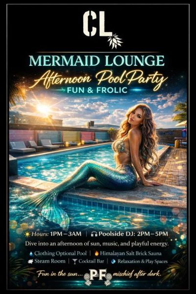 Afternoon Pool Party | Mermaid Lounge | April 18