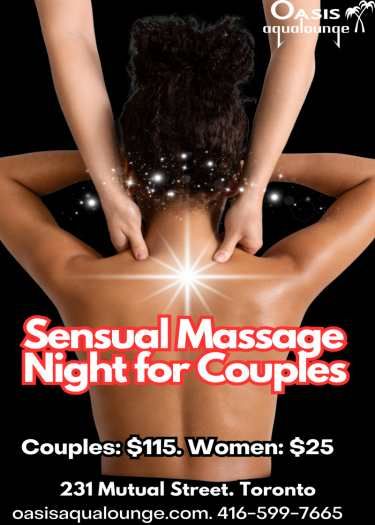 Sensual Massage Night - Friday May 8, 2026