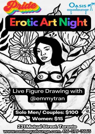 Erotic Art Night - Thursday June 11, 2026