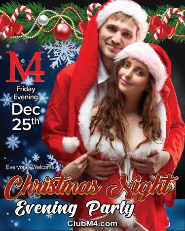 Club M4 Christmas Evening Meet, Mingle & Play Friday Dec 25th