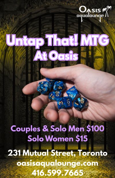 Untap That! MTG at Oasis - Thursday Oct 1