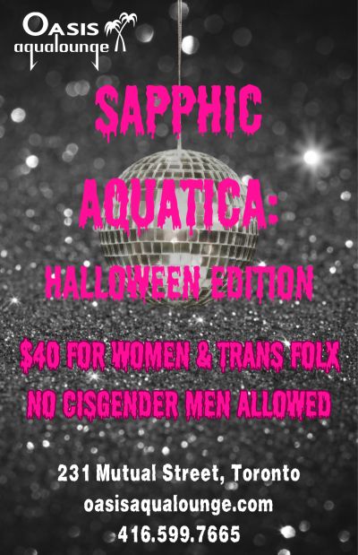 Sapphic Aquatica Halloween edition - Monday Oct 26