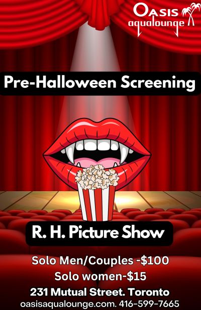 Pre-Halloween Screening - Wednesday Oct 28